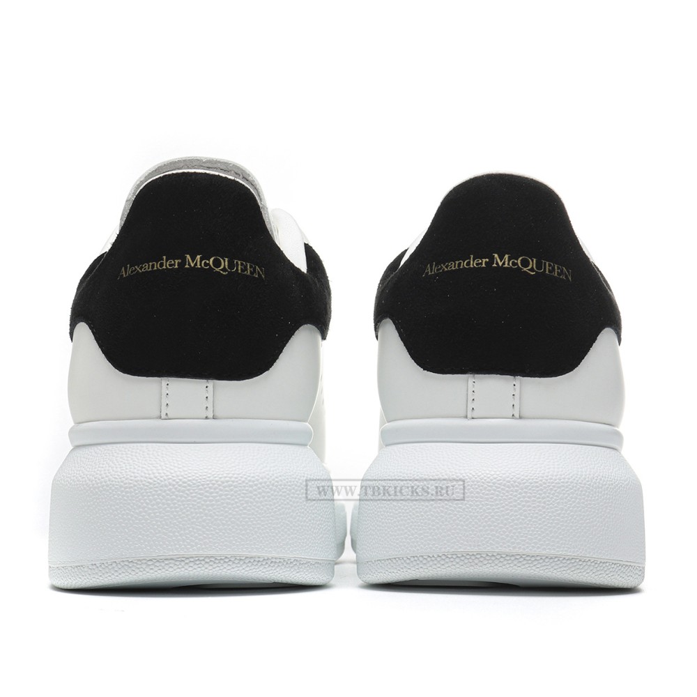 TBkicks A1EX*DER M*QUEEN Oversized White Black Women's  (with Black Suede back)