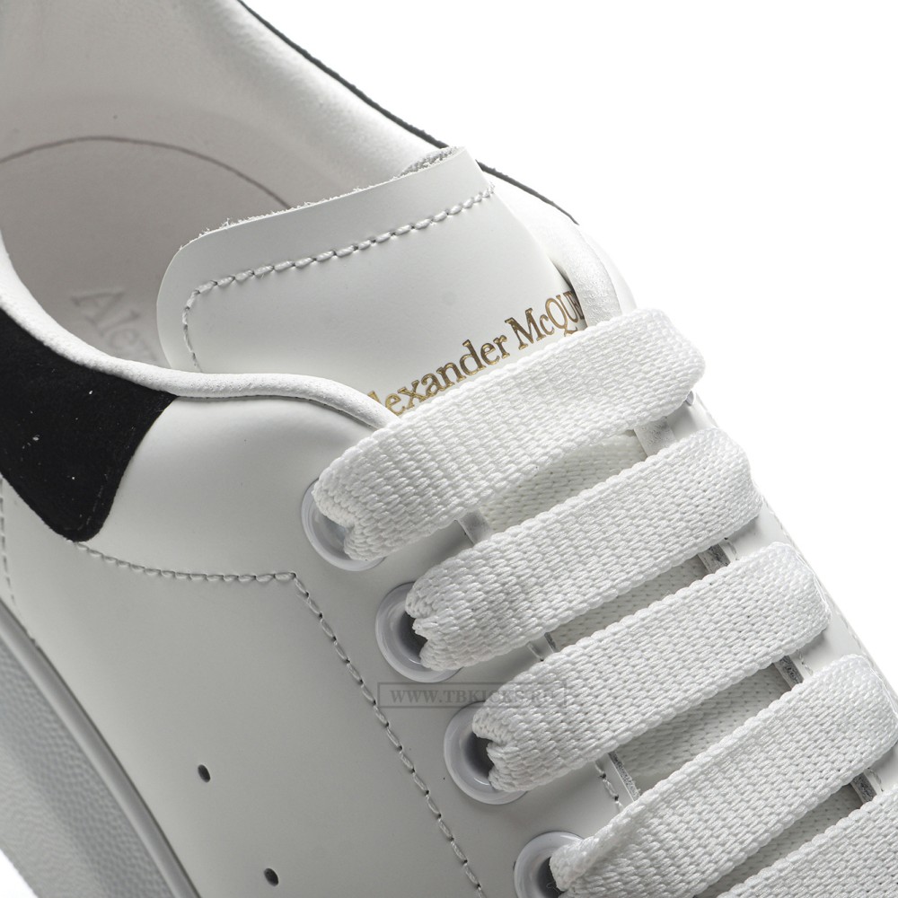 TBkicks A1EX*DER M*QUEEN Oversized White Black Women's  (with Black Suede back)