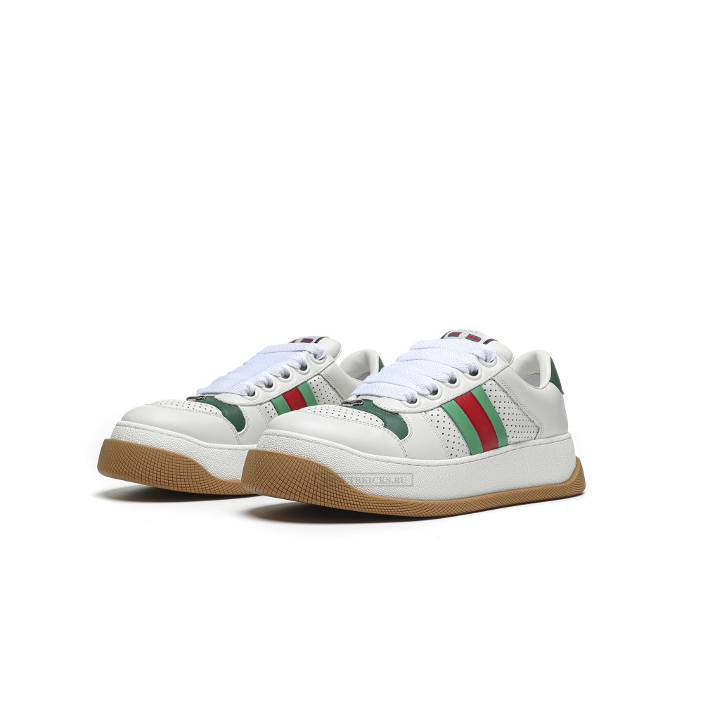 TBkicks GU*CC1 Screener Green Leather Detail 2