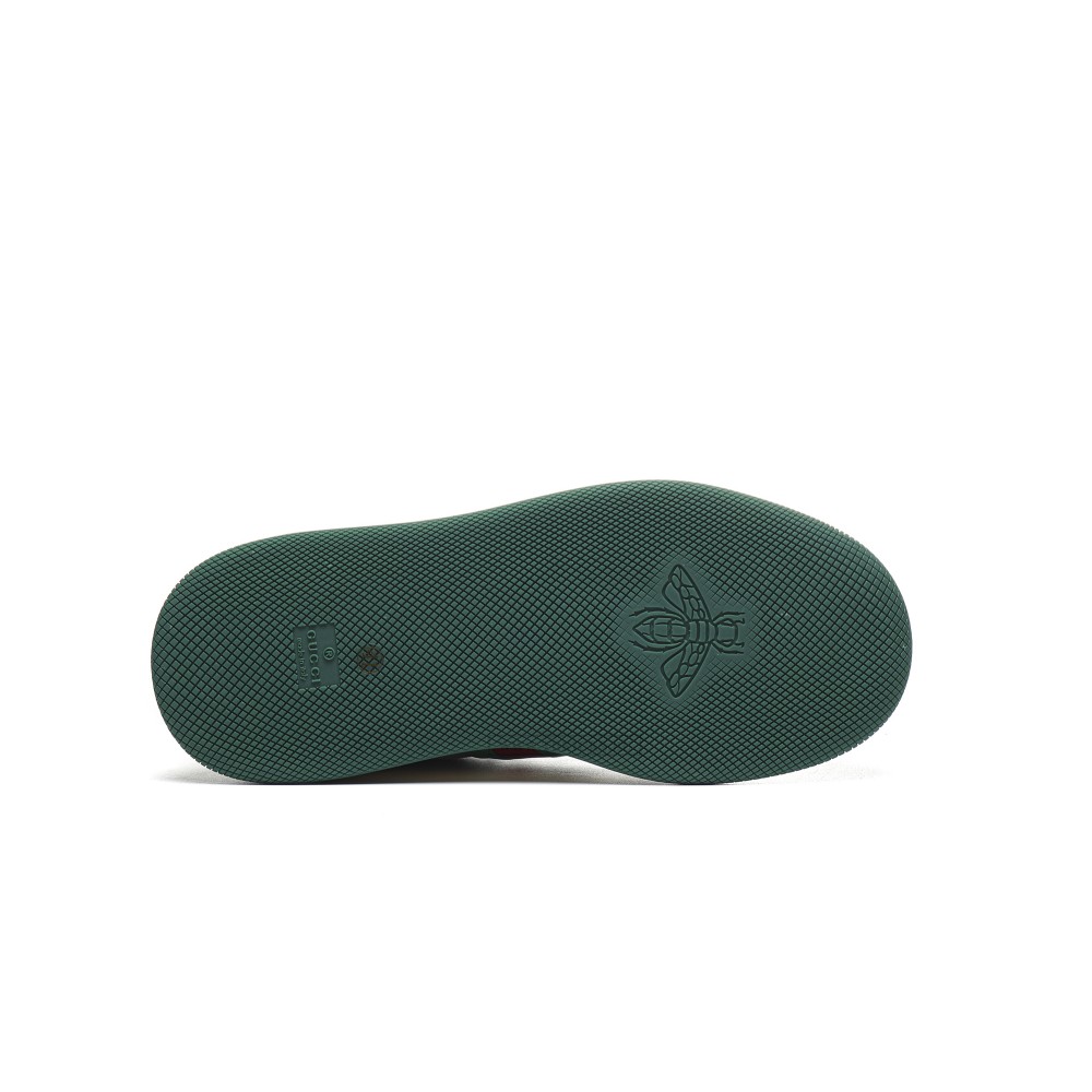 TBkicks GU*CC1 Screener Green Leather Detail