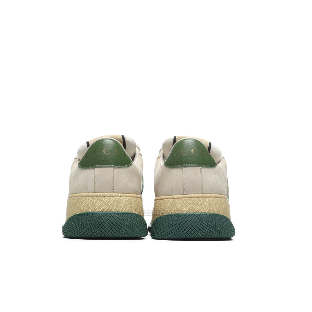 TBkicks GU*CC1 Screener Green Leather Detail