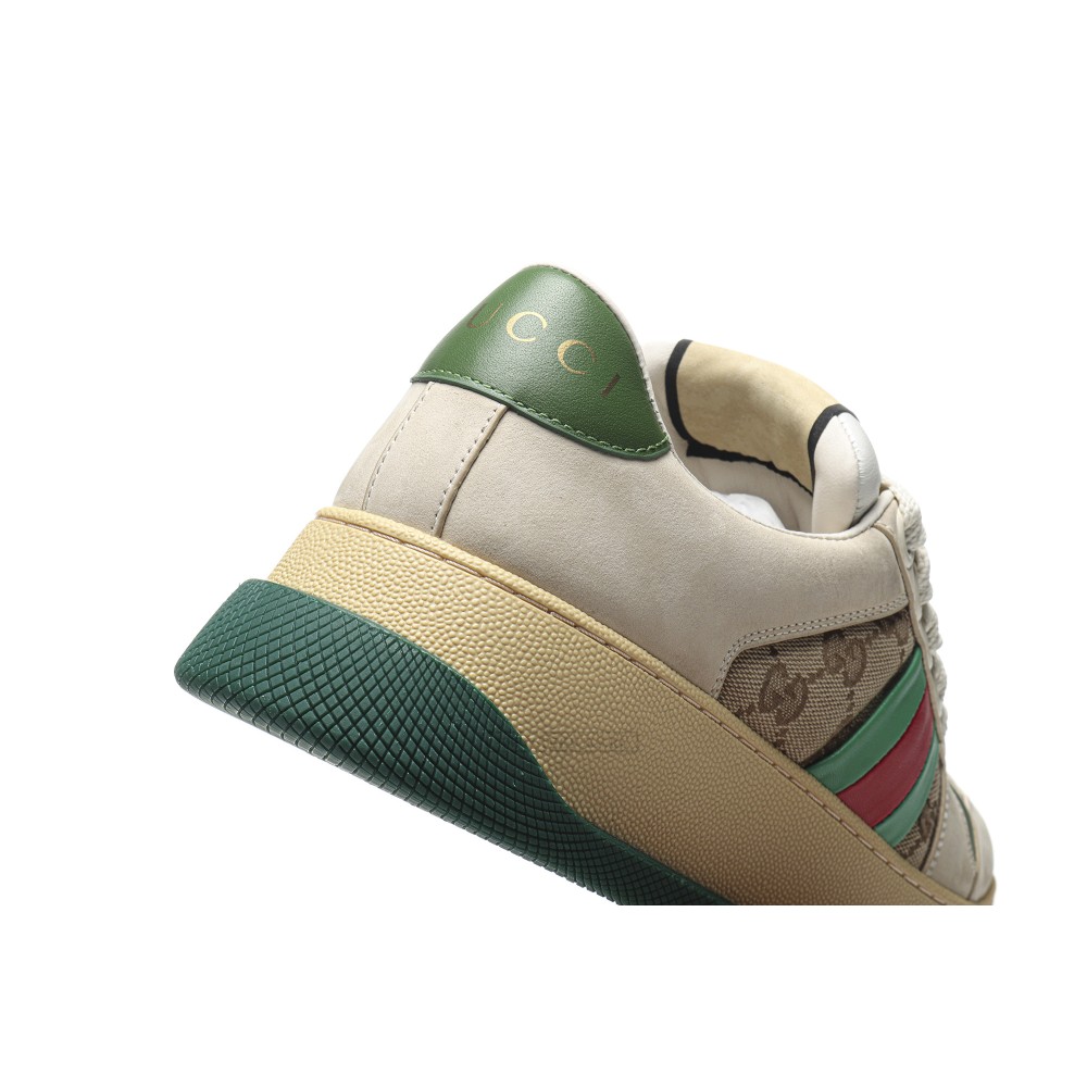 TBkicks GU*CC1 Screener Green Leather Detail