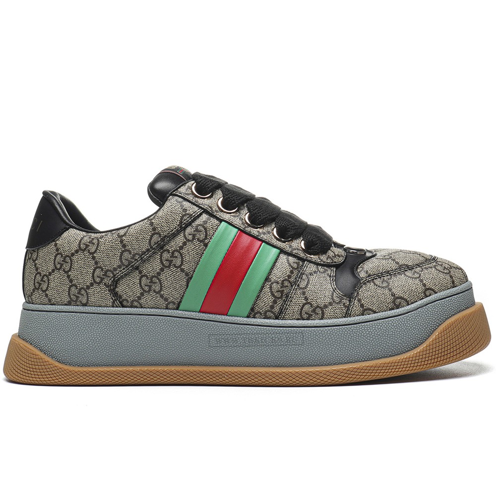 TBkicks GU*CC1 Screener Black Leather Detail