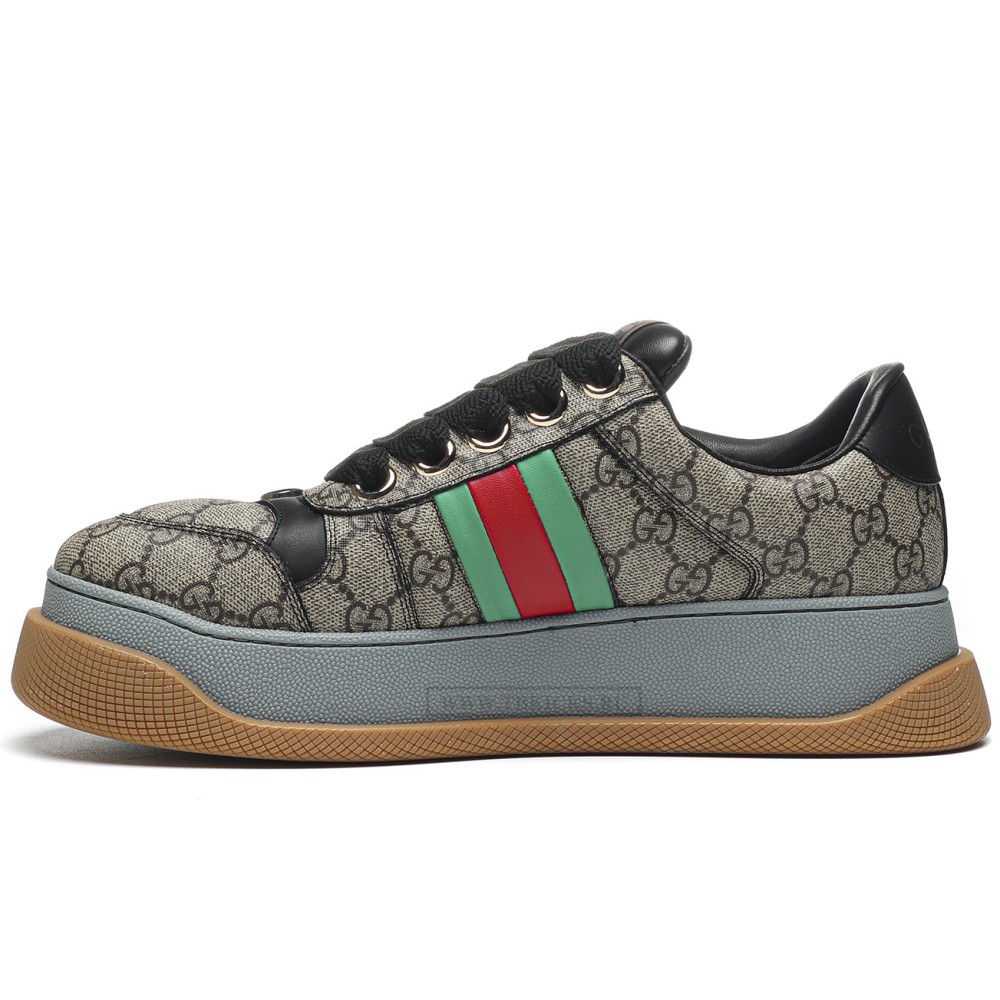 TBkicks GU*CC1 Screener Black Leather Detail