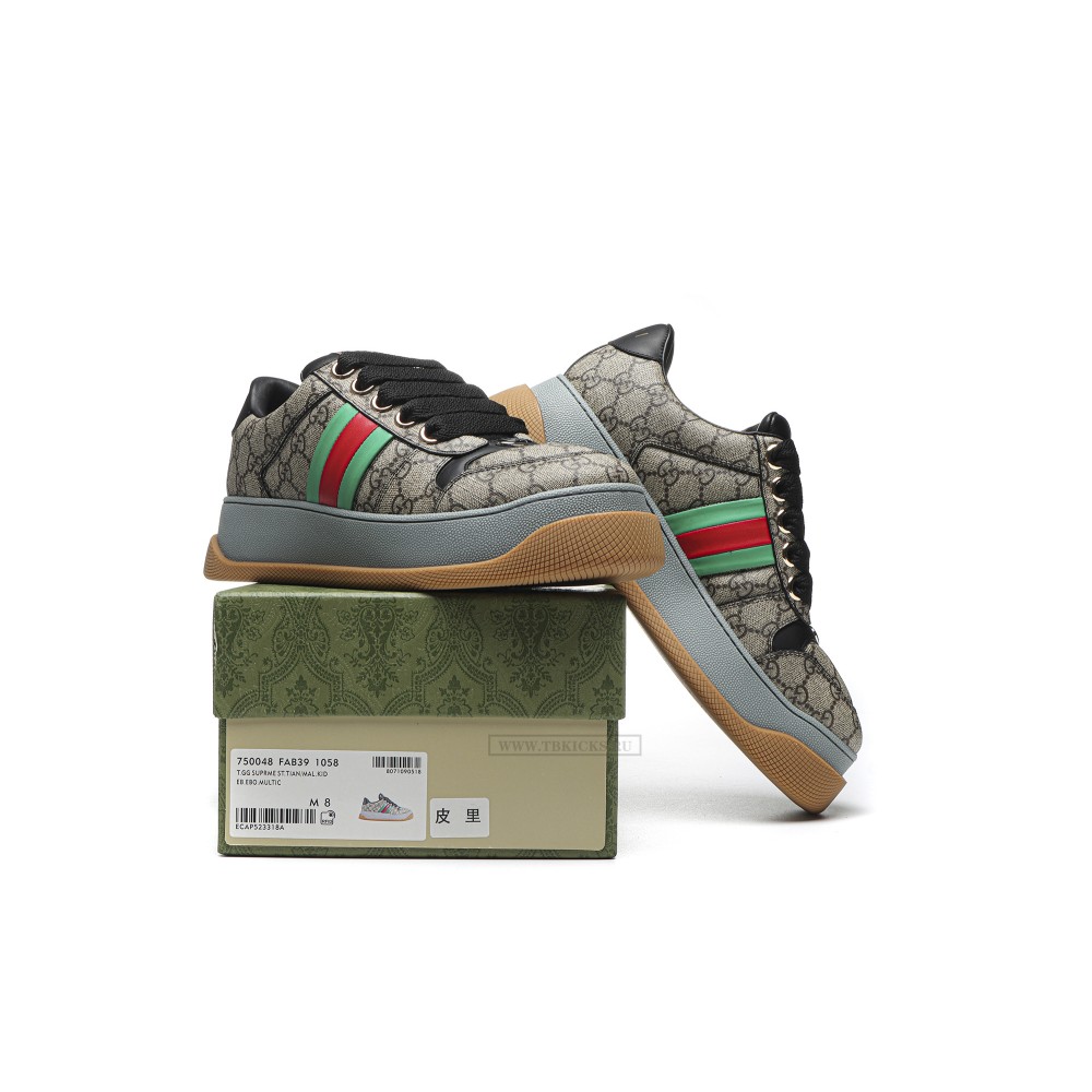 TBkicks GU*CC1 Screener Black Leather Detail