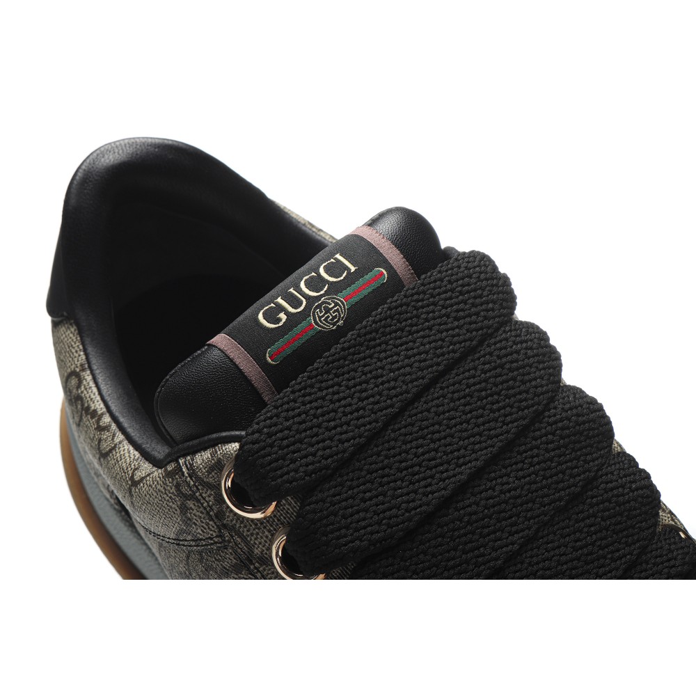 TBkicks GU*CC1 Screener Black Leather Detail
