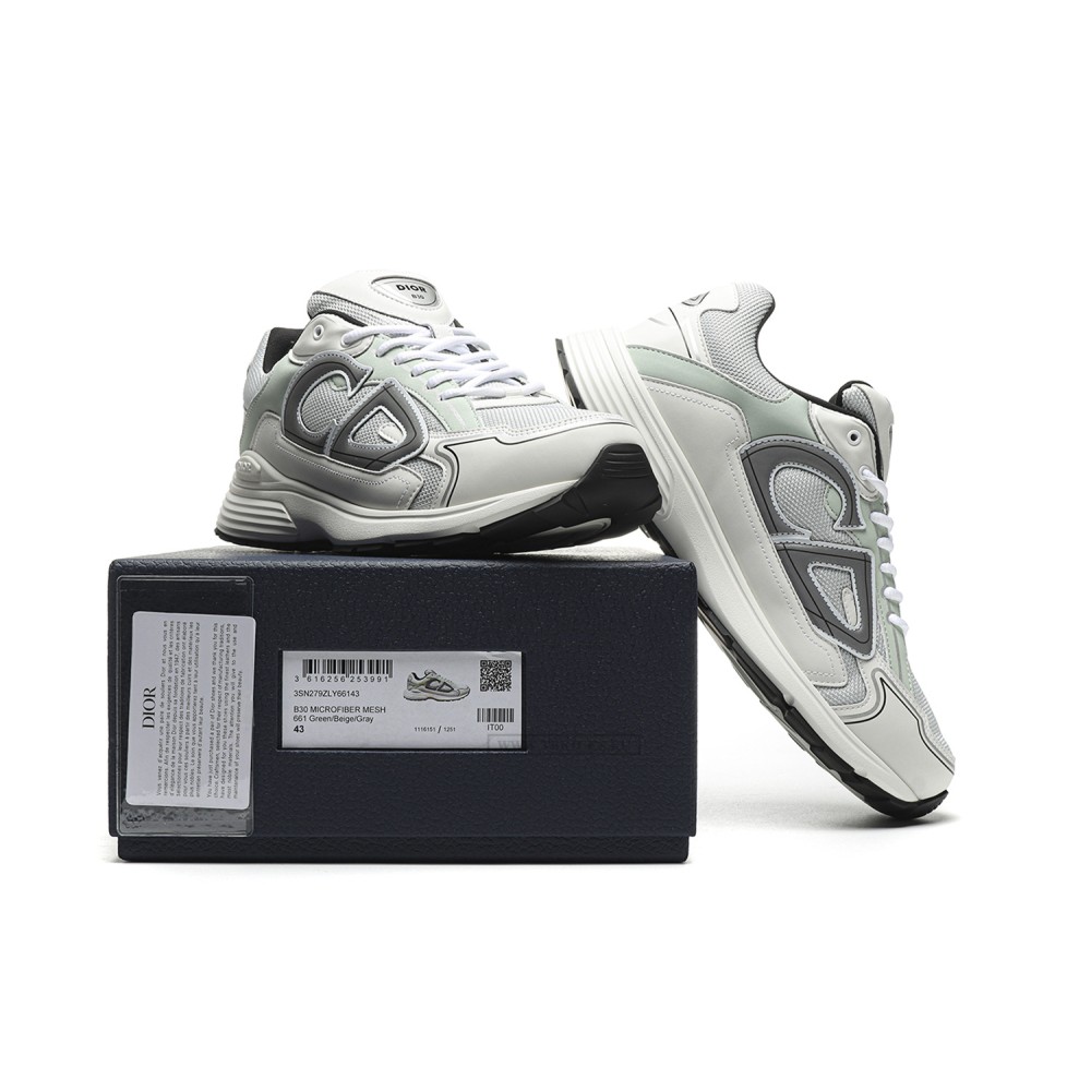 TBkicks D10R B30 Light Green Beige Grey