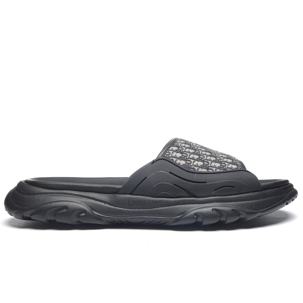 TBkicks D10R H-TOWN Oblique Black Sandal
