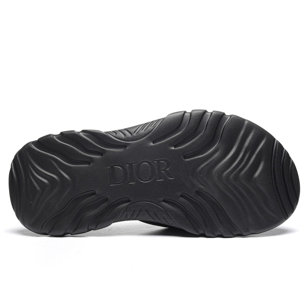 TBkicks D10R H-TOWN Oblique Black Sandal