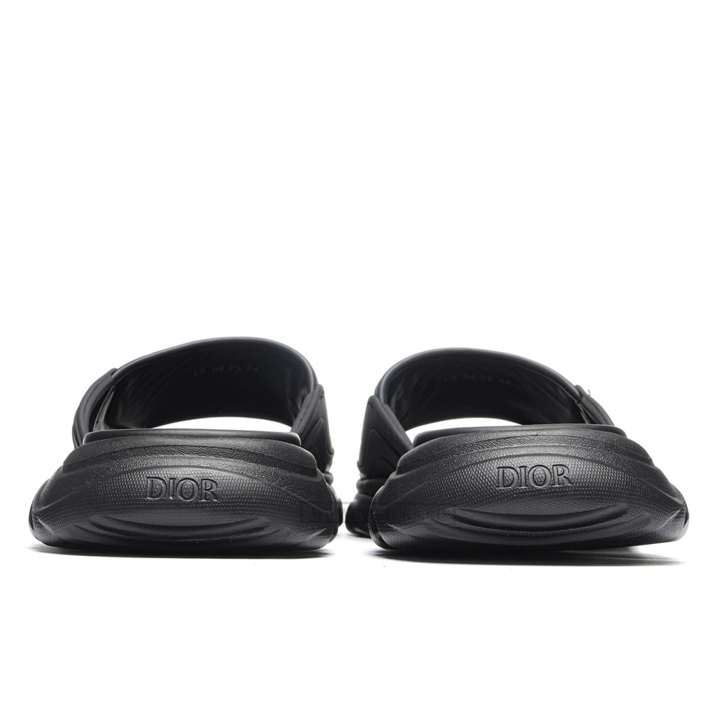 TBkicks D10R H-TOWN Oblique Black Sandal