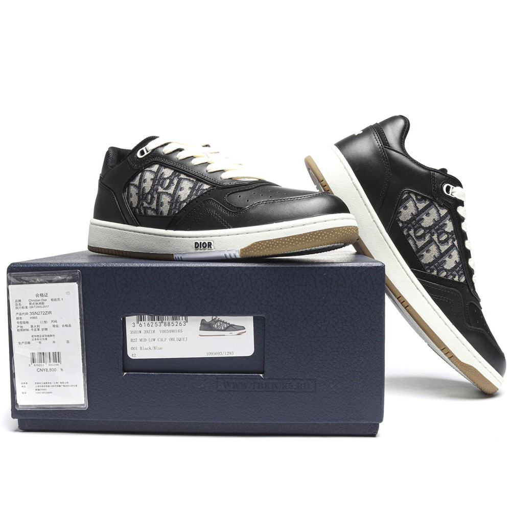 TBkicks D10R B27 Low Black Beige