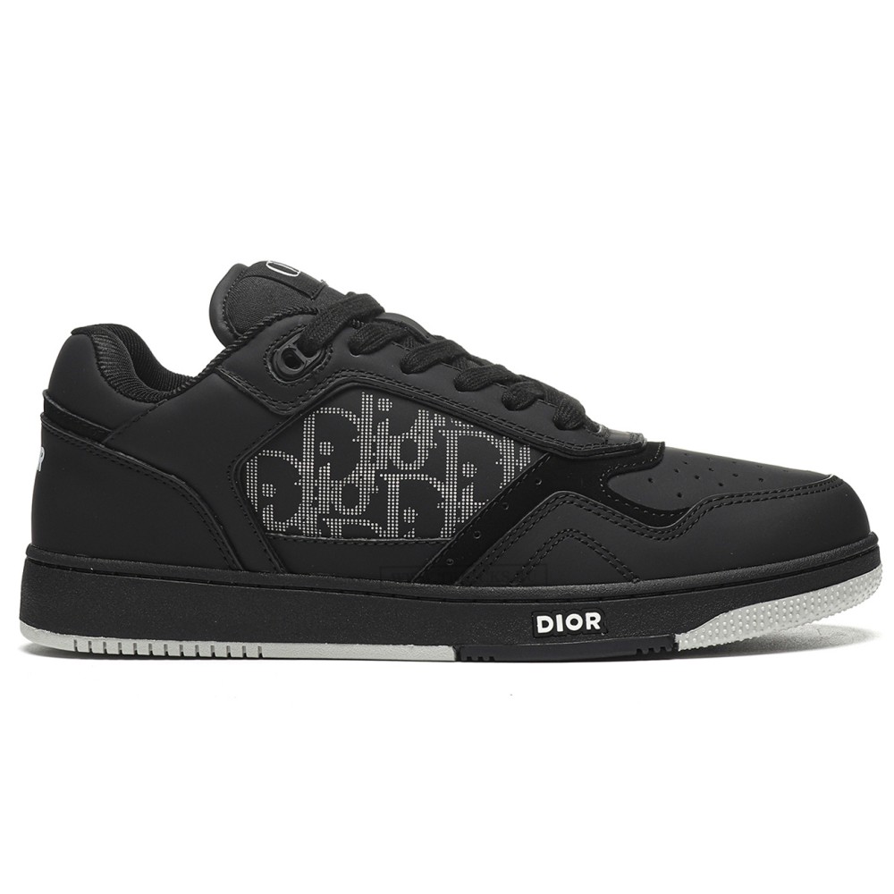 TBkicks D10R B27 Low Black Oblique Galaxy Leather Grey
