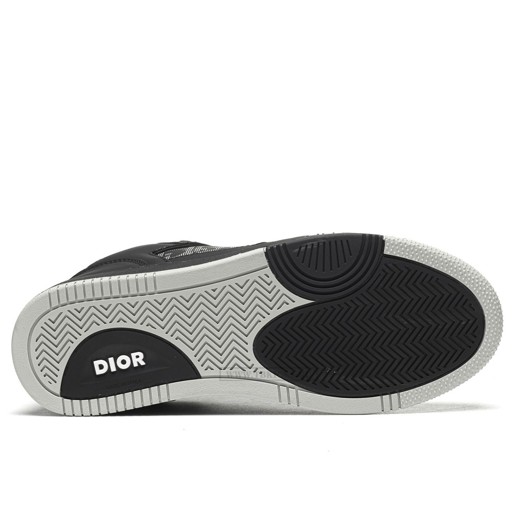 TBkicks D10R B27 Low Black Oblique Galaxy Leather Grey