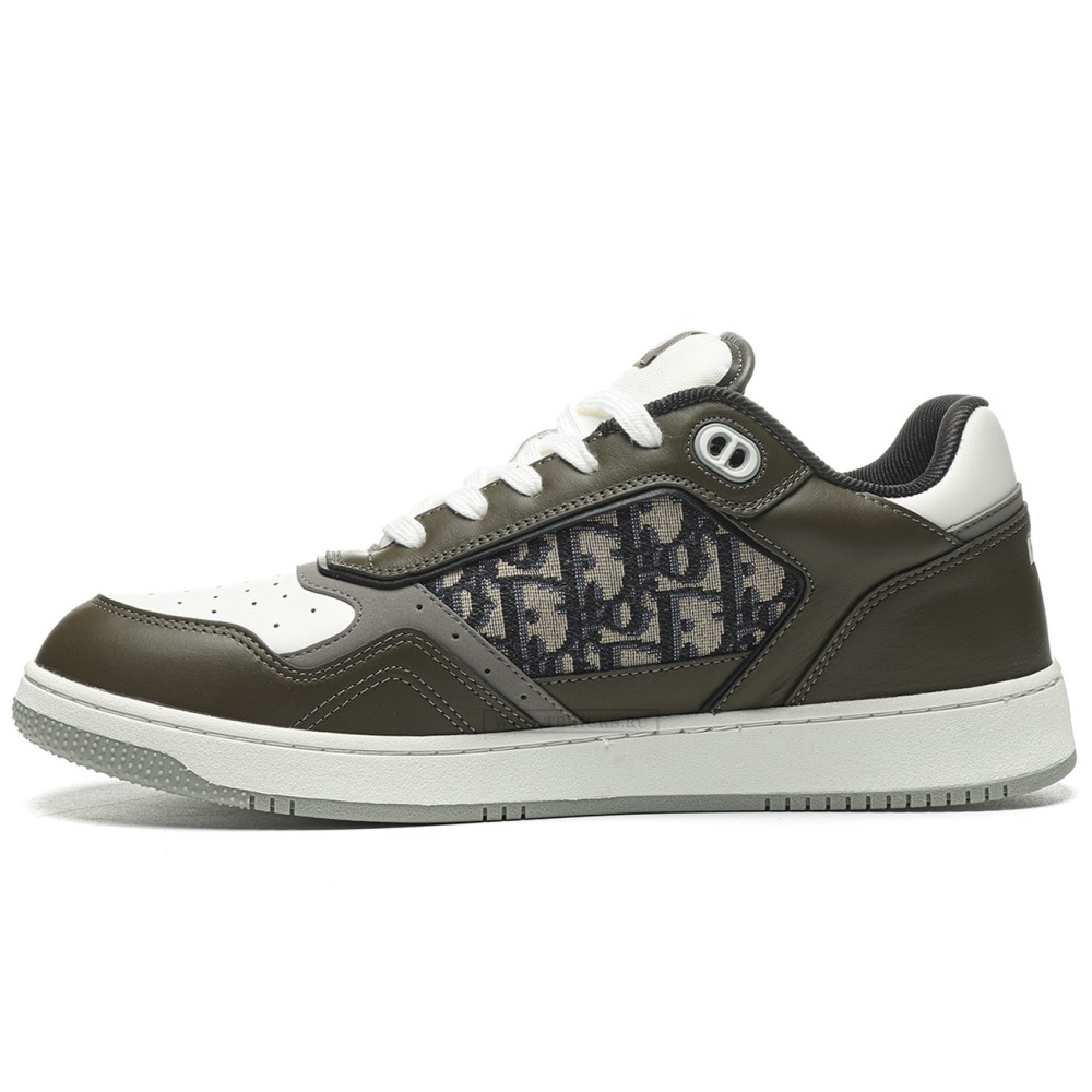 tbkicks d10r b27 low olive cream beige black D*or oblique jacquard