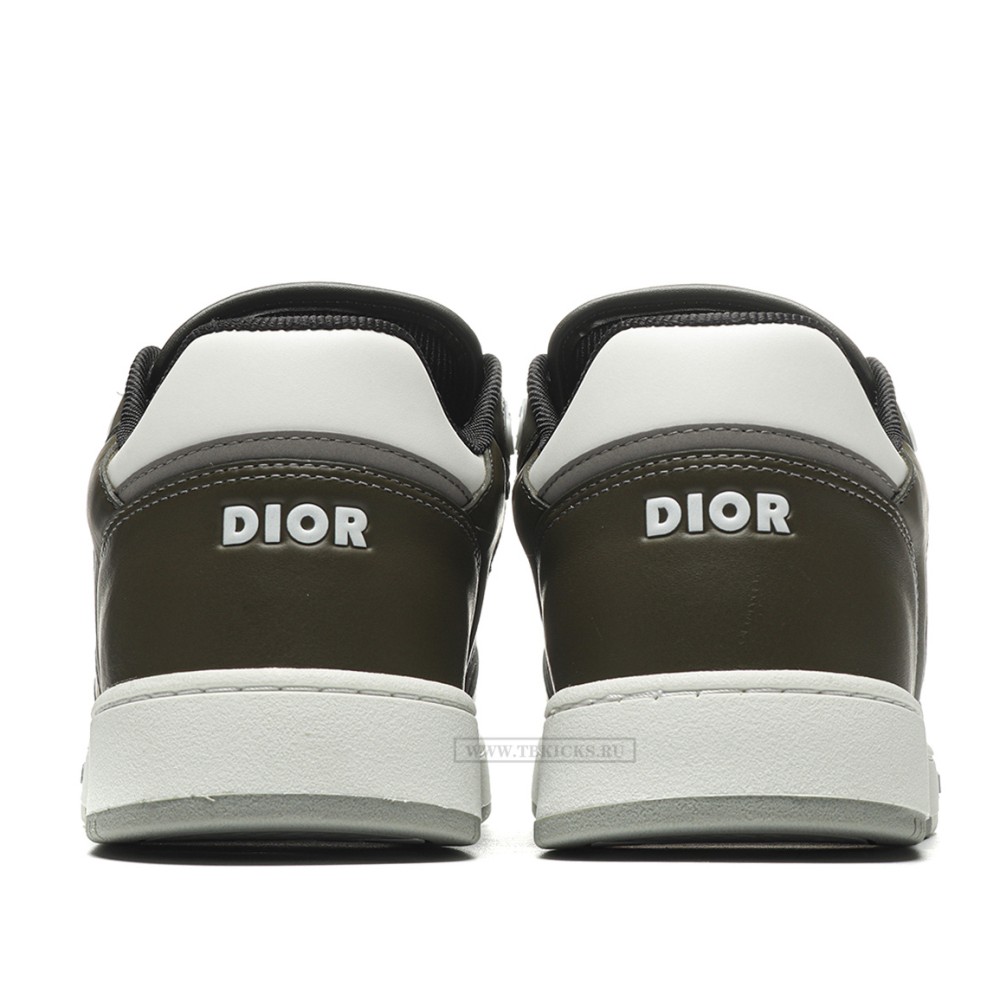 tbkicks d10r b27 low olive cream beige black D*or oblique jacquard