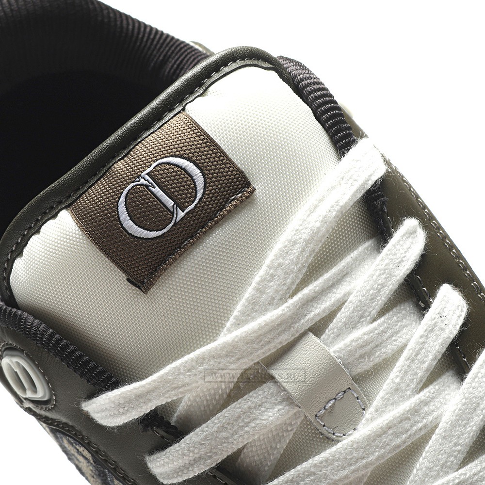 tbkicks d10r b27 low olive cream beige black D*or oblique jacquard