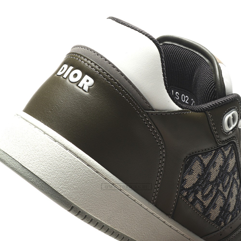 tbkicks d10r b27 low olive cream beige black D*or oblique jacquard