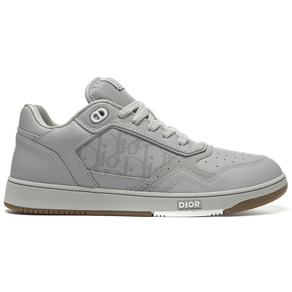TBkicks D10R B27 Low Gray Oblique Leather