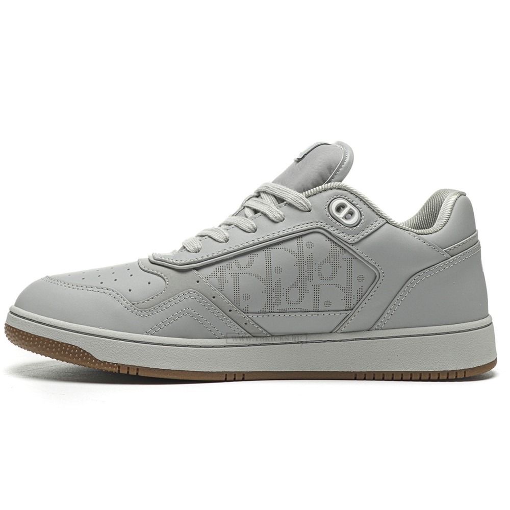 TBkicks D10R B27 Low Gray Oblique Leather