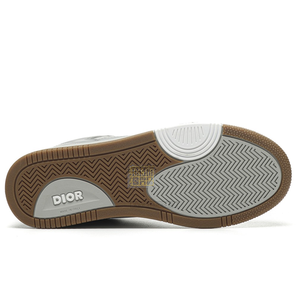 TBkicks D10R B27 Low Gray Oblique Leather