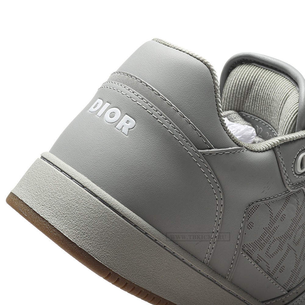TBkicks D10R B27 Low Gray Oblique Leather