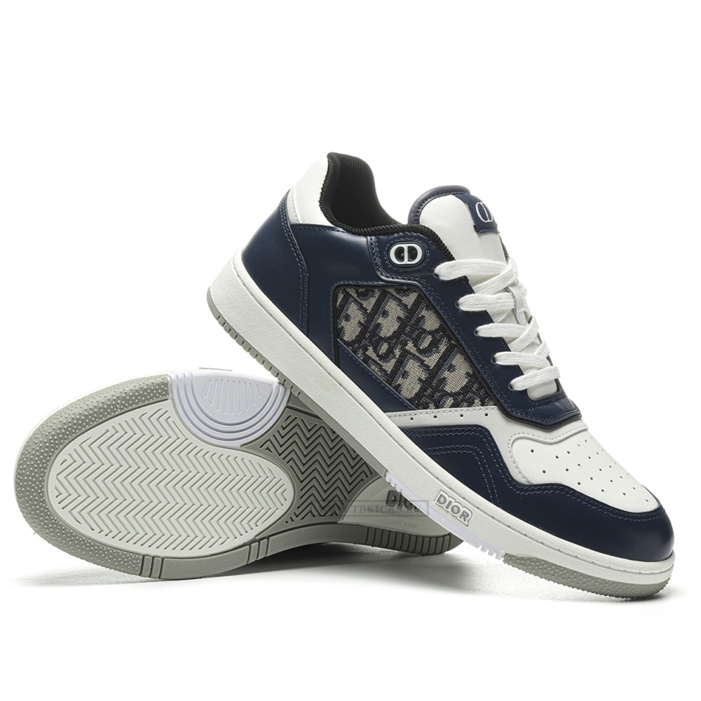 tbkicks d10r b27 low blue cream D*or gray beige black D*or oblique jacquard