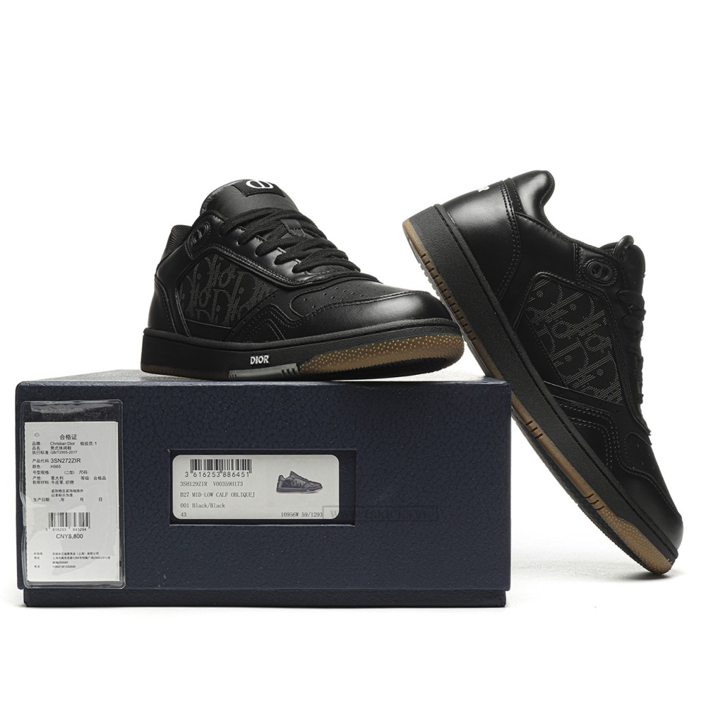 TBkicks D10R B27 Low World Tour Black