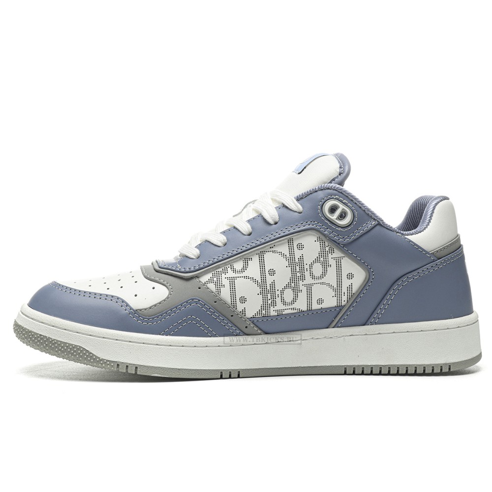 tbkicks d10r b27 low blue white D*or oblique galaxy leather