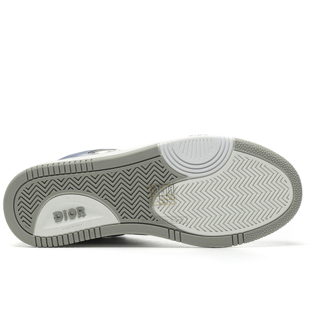 tbkicks d10r b27 low blue white D*or oblique galaxy leather