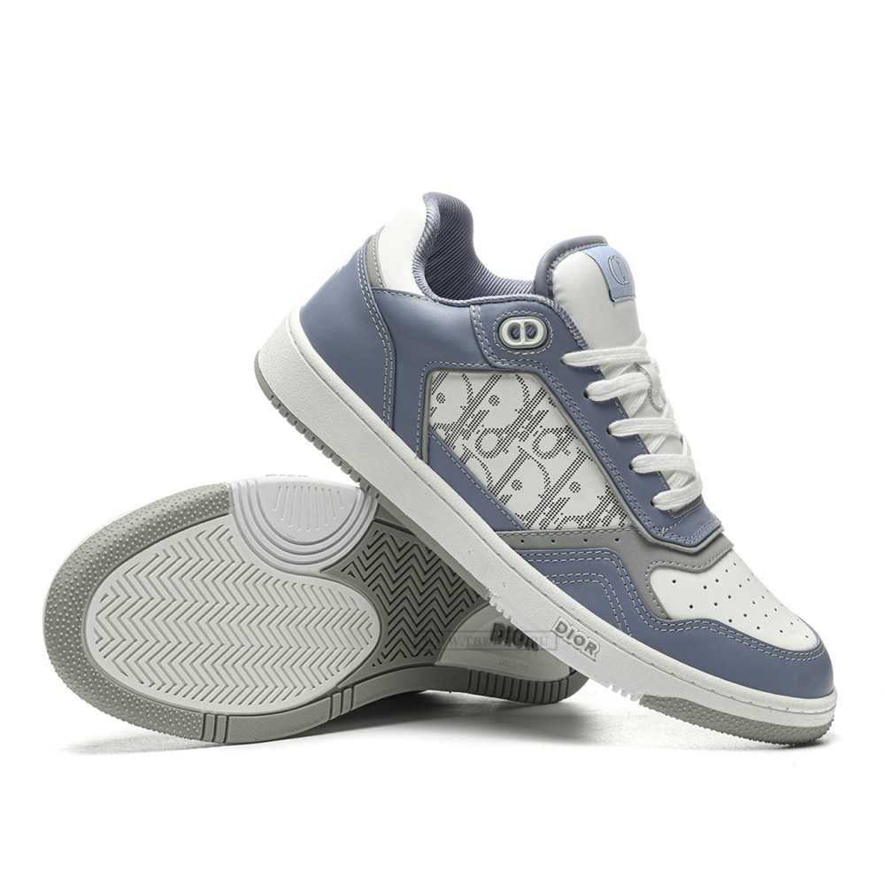tbkicks d10r b27 low blue white D*or oblique galaxy leather