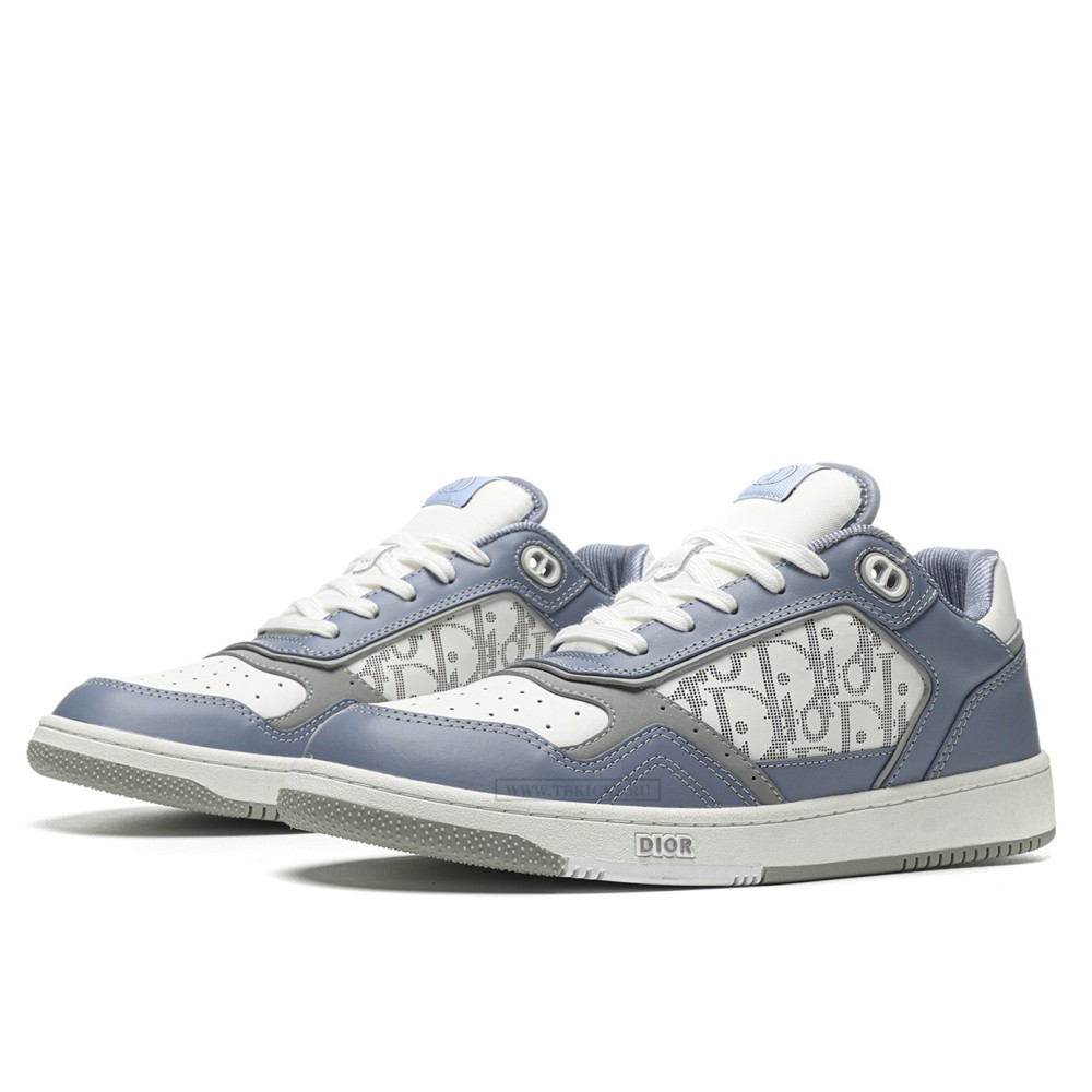 tbkicks d10r b27 low blue white D*or oblique galaxy leather