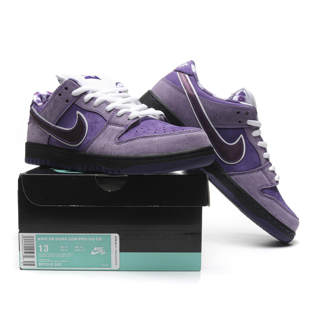 TBkicks Nike SB Dunk Low Concepts Purple Lobster