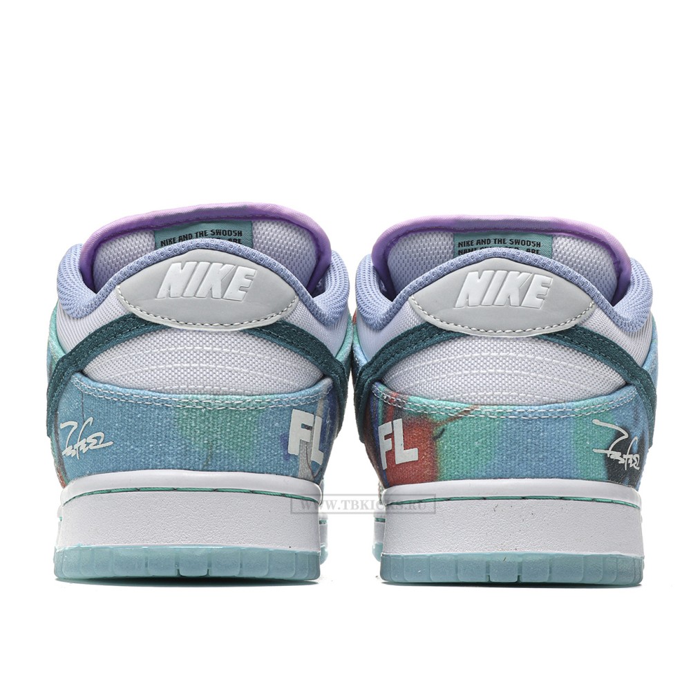 TBkicks Nike SB Dunk Low Futura Laboratories Bleached Aqua