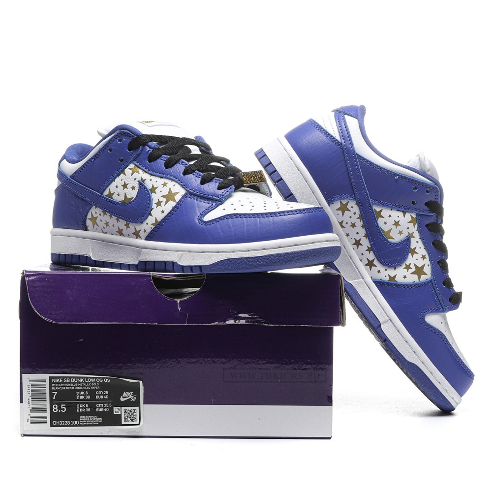 tbkicks nike sb dunk low S*p*e stars hyper royal (2021)