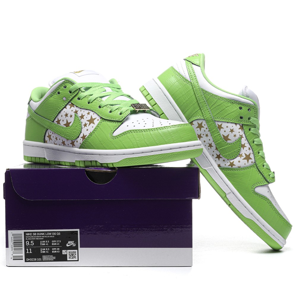 tbkicks nike sb dunk low S*p*e stars mean green (2021)