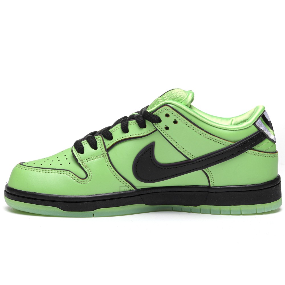 TBkicks Dunk SB Low X The Powerpuff Girls Buttercup