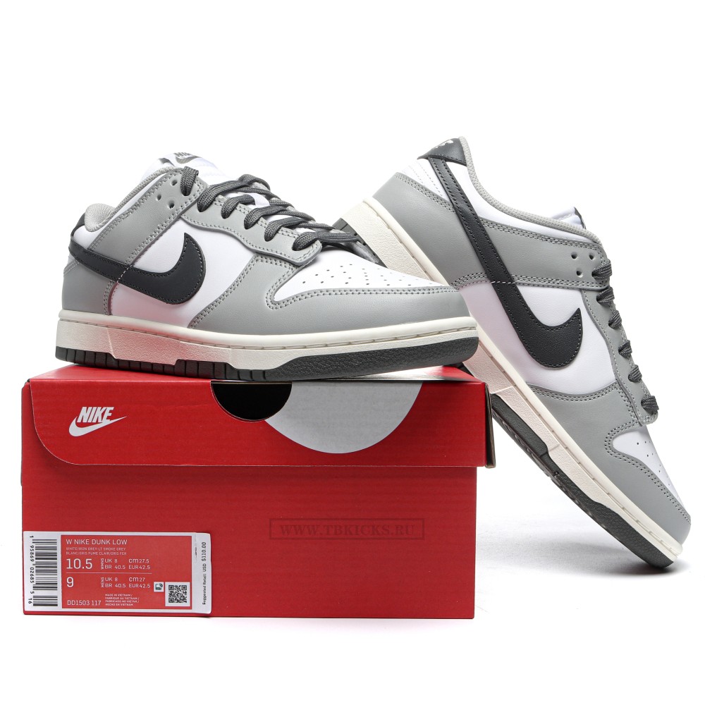 TBkicks Nike Dunk Low Light Smoke Grey