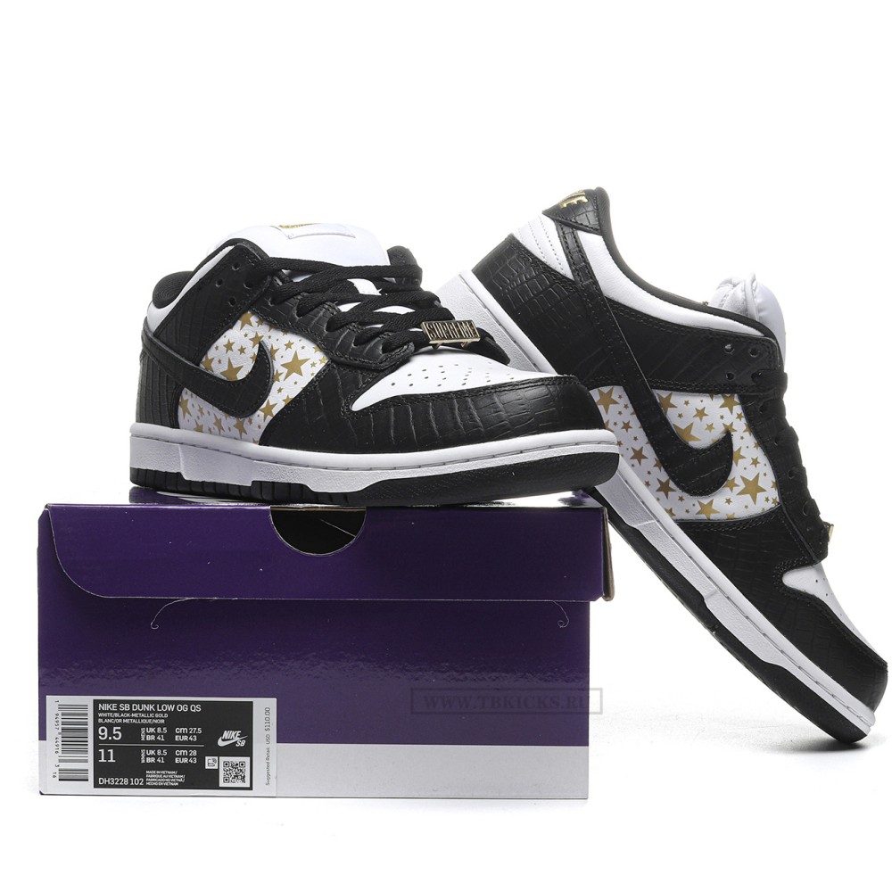 tbkicks nike sb dunk low S*p*e stars black (2021)