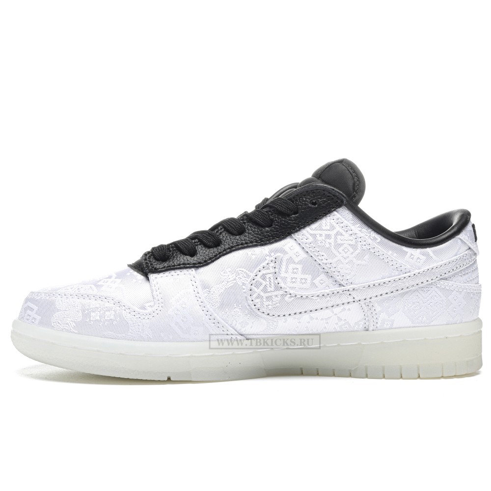 TBkicks Nike  Dunk Low CLOT Fragment White
