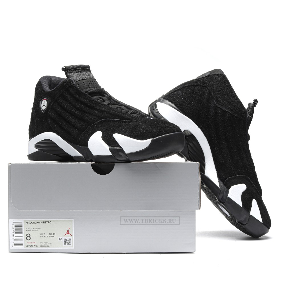 TBkicks Air Jordan 14 Retro Black White