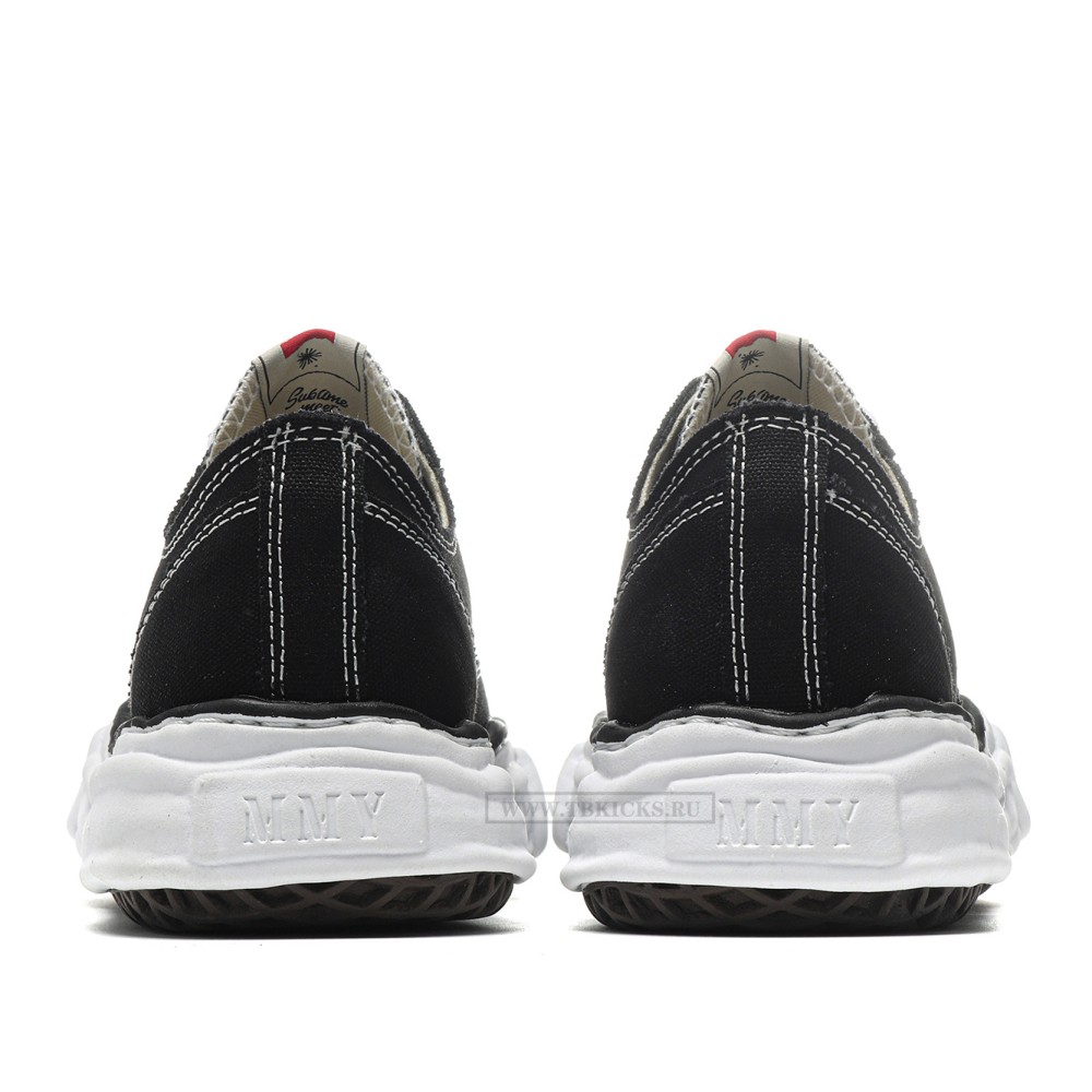 TBkicks Maison Mihara Yasuhiro Peterson OG Sole Canvas Low Black
