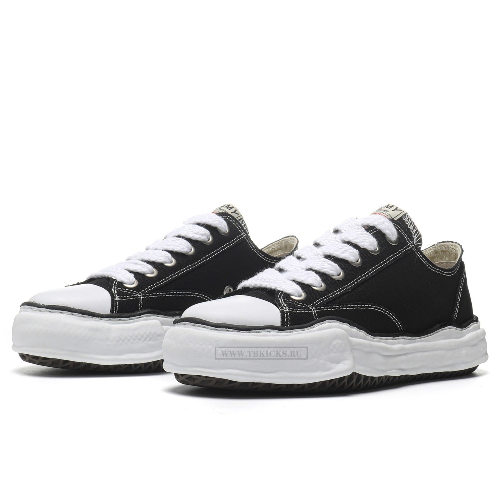 TBkicks Maison Mihara Yasuhiro Peterson OG Sole Canvas Low Black