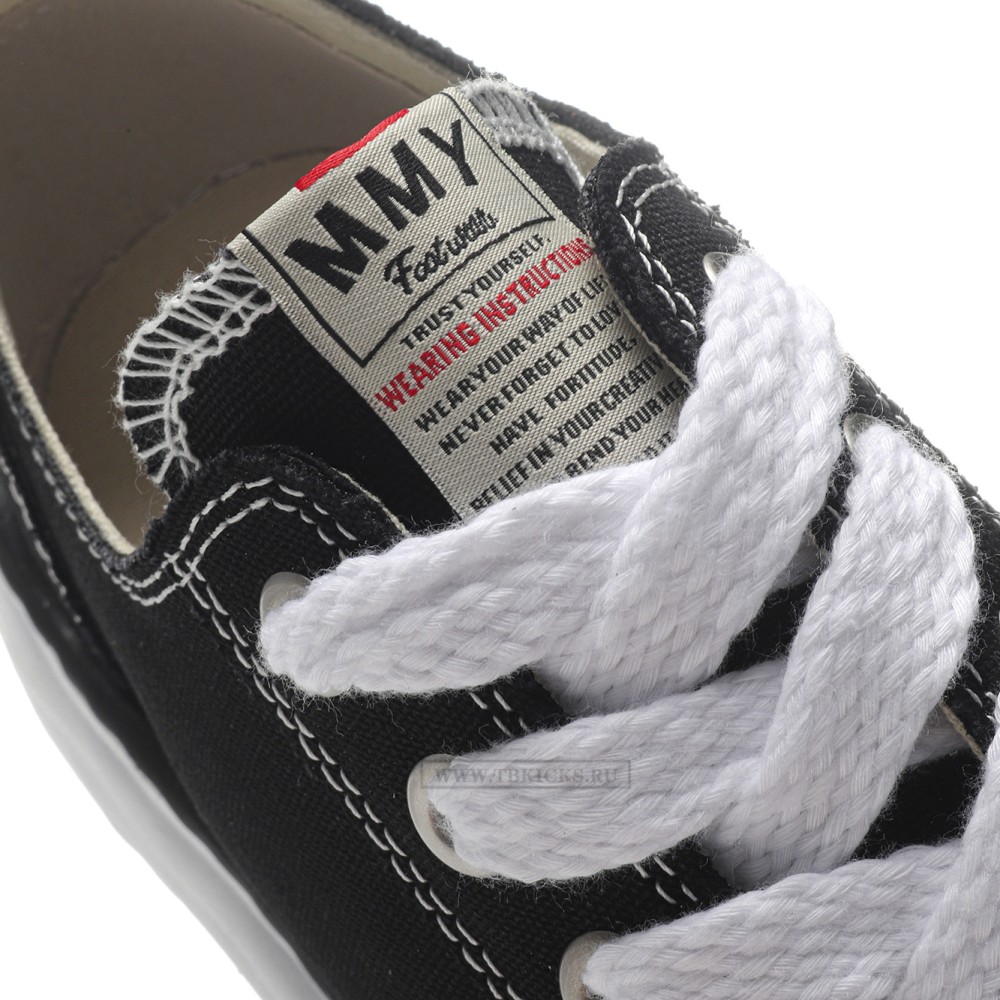 TBkicks Maison Mihara Yasuhiro Peterson OG Sole Canvas Low Black