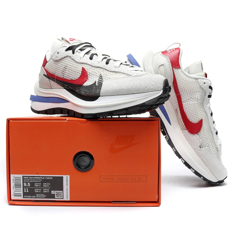 TBkicks Nike Vaporwaffle sacai Sport Fuchsia Game Royal