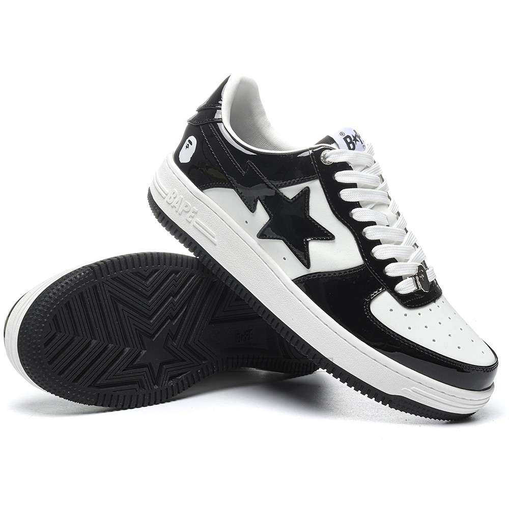 TBkicks A Bathing Ape Bape STA Low Black