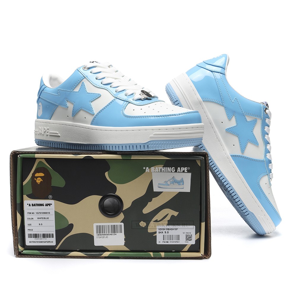TBkicks A Bathing Ape Bape STA Low Blue