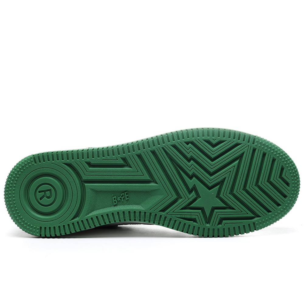 TBkicks A Bathing Ape Bape STA Low Green