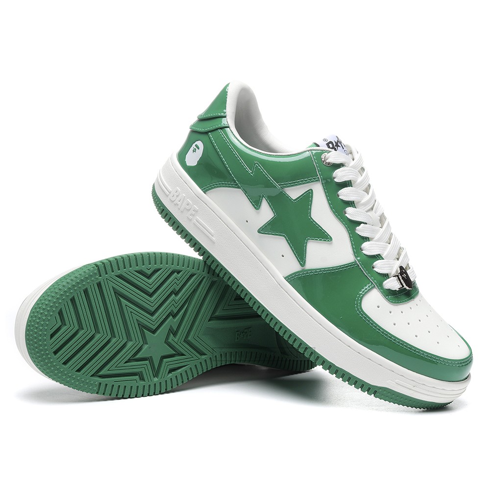 TBkicks A Bathing Ape Bape STA Low Green