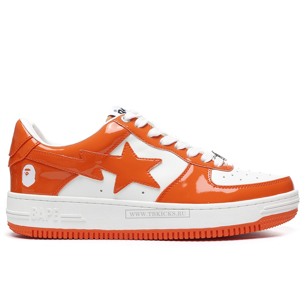 TBkicks A Bathing Ape Bape STA Low Orange
