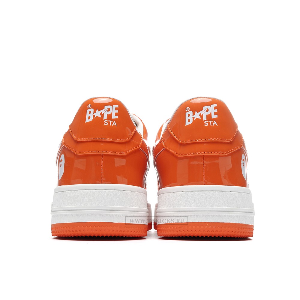 TBkicks A Bathing Ape Bape STA Low Orange